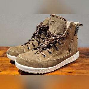 Pajar nubuk leather winter boots men rubber size 10-10.5